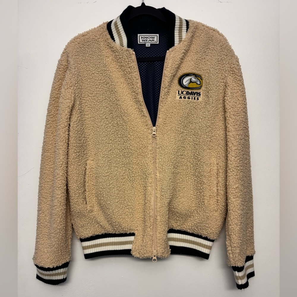 UC Davis Aggies Sherpa Bomber Jacket